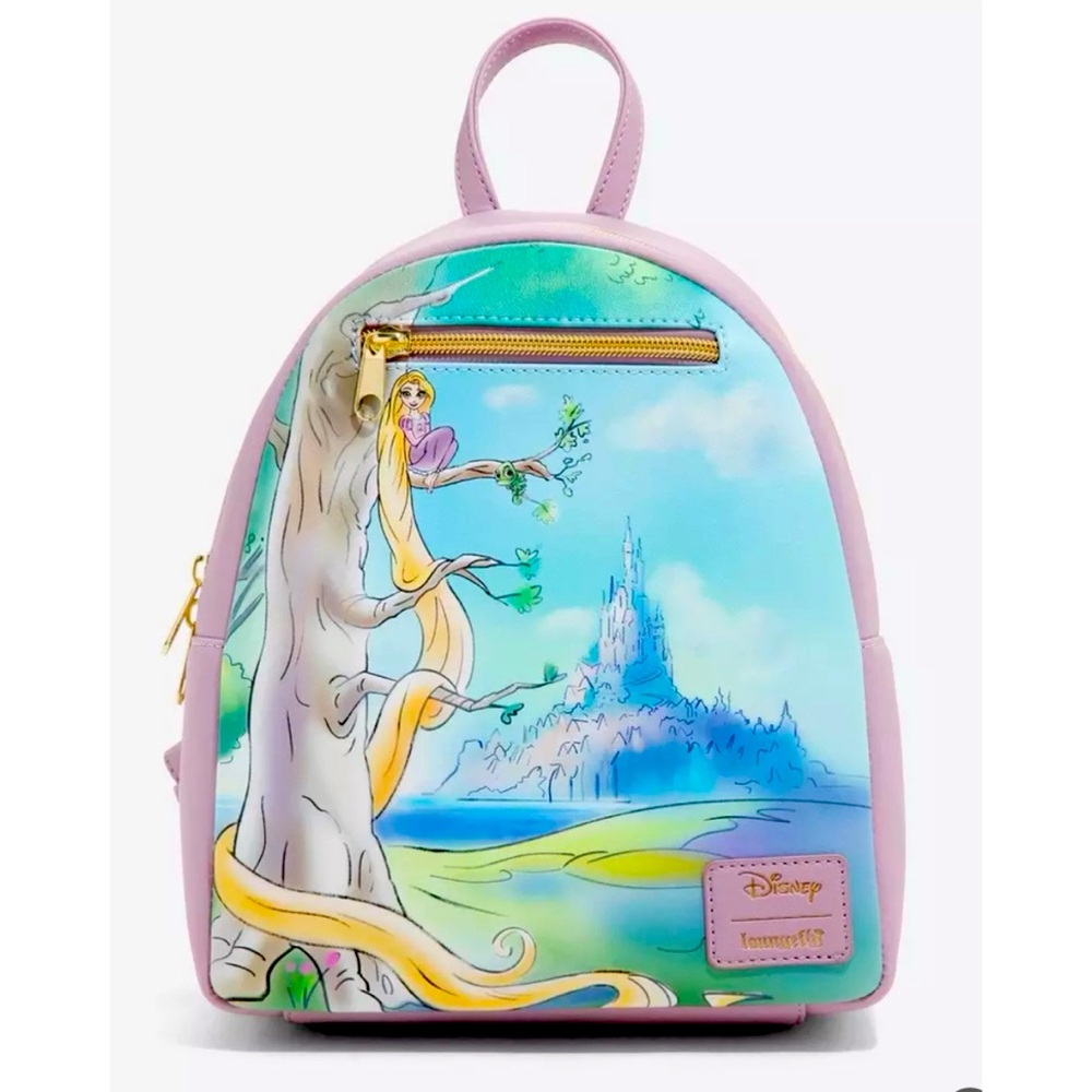 Disney Tangled Painted Landscape Mini Backpack